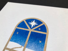 Afbeelding in Gallery-weergave laden, Risoprint | Kerstkaart Ster (set van 5, incl. envelop)