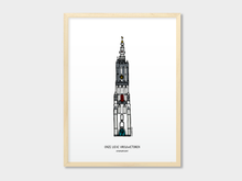 Load image into Gallery viewer, Poster Amersfoort, Onze Lieve Vrouwetoren 'Lange Jan'