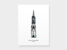 Load image into Gallery viewer, Poster Amersfoort, Onze Lieve Vrouwetoren 'Lange Jan'