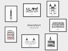 Load image into Gallery viewer, Poster Amersfoort, Onze Lieve Vrouwetoren 'Lange Jan'