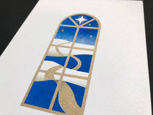 Afbeelding in Gallery-weergave laden, Risoprint | Kerstkaart Ster (set van 5, incl. envelop)