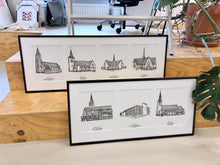 Load image into Gallery viewer, Tryptich Houseportrait