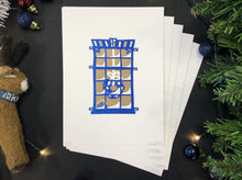 Afbeelding in Gallery-weergave laden, Risoprint | Kerstkaart Kerstkrans (set van 5, incl. envelop)