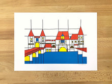 Load image into Gallery viewer, Screenprint Amersfoort, Koppelpoort A4