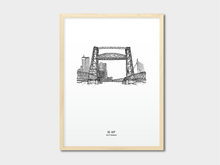 Afbeelding in Gallery-weergave laden, Poster Rotterdam, De Hef (+skyline)