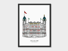 Afbeelding in Gallery-weergave laden, Poster Rotterdam, Hotel New York
