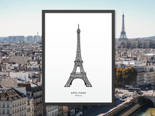 Afbeelding in Gallery-weergave laden, Poster Eiffeltoren, Parijs
