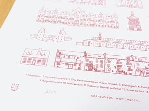 Screenprint Amersfoort Architecture, A2