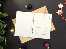 Afbeelding in Gallery-weergave laden, Monnikendam stippen Kerstkaart (5 stuks incl. envelop)

