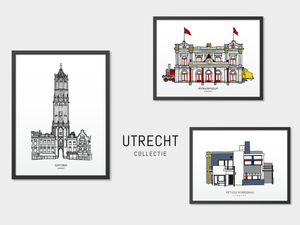 Poster Utrecht, Rietveld Schröderhuis